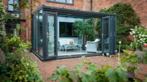 Modern Conservatory with bi-fold doors