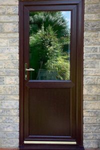 brown upvc door prices rochford